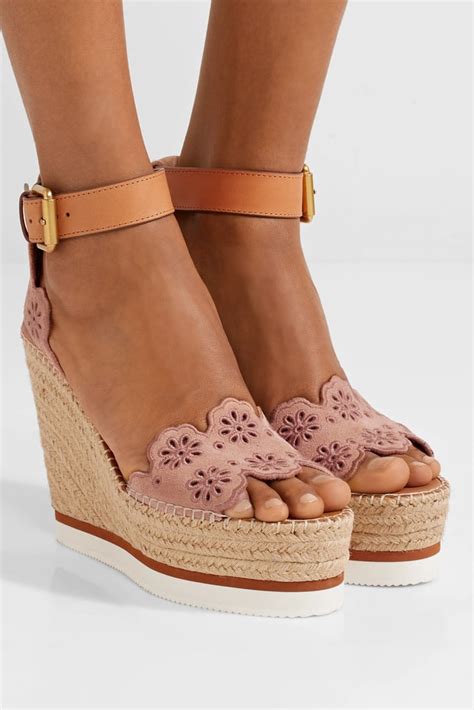 see by chloe wedge espadrilles|chloe espadrilles flat.